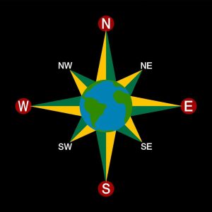 8 Point Earth Compass