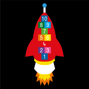 Rocket Hopscotch Large
