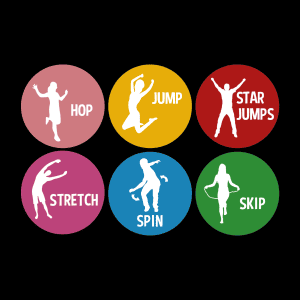 Solid Fitness Circles (set of 6)